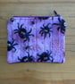 Spider Print Quilted Fabric Midi Purse - Image 2