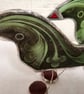 Stained Glass Quirky Christmas  Bird -   - Image 3