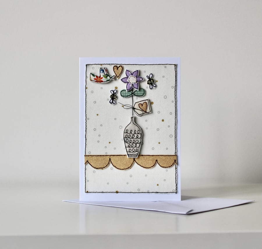 Handmade Blank Card Number 8