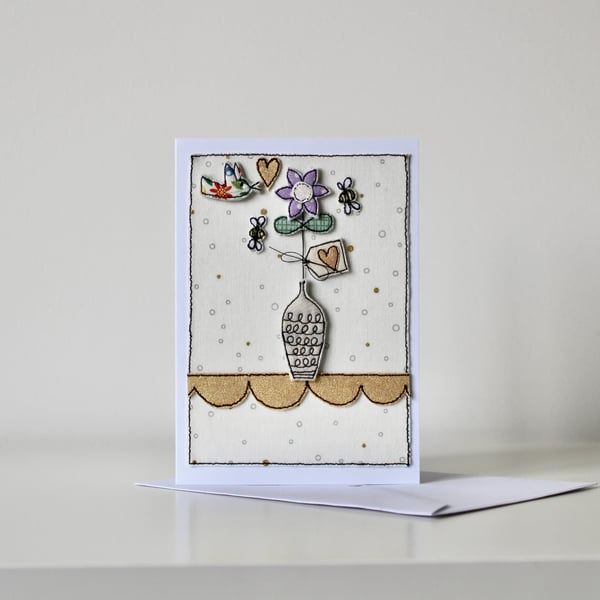 Handmade Blank Card Number 8