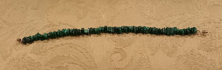 Malachite crystal bracelet 