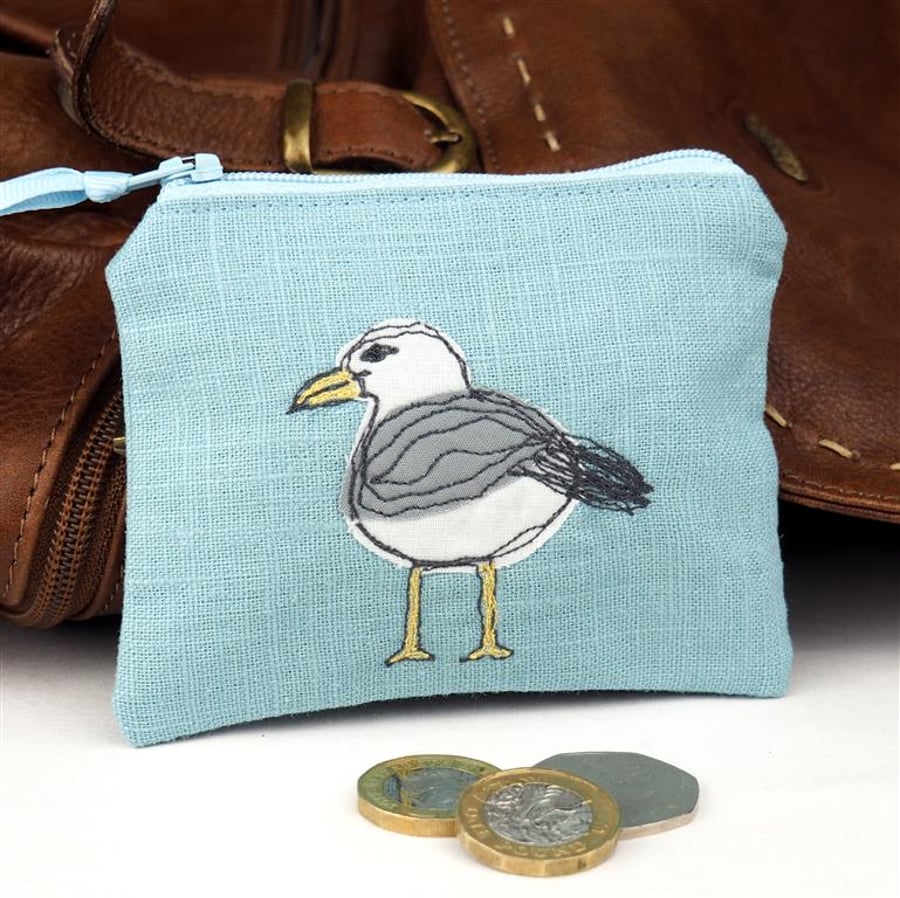 Purse Cosmetic Camera Accessory Seagull Nature Bird Seabird Coastal 