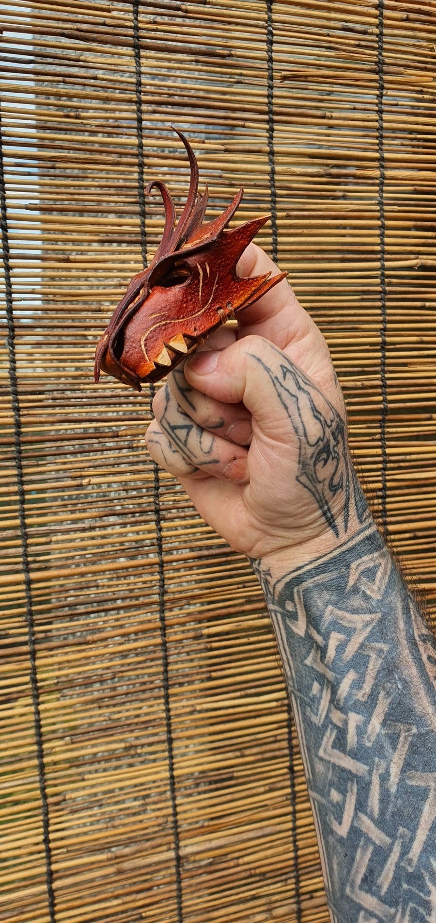 Dragon Finger puppet Brown