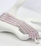 Light Pink Beaded Cuff Bracelet - Image 2
