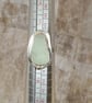 Sterling Silver 925 Aqua Color Seaham Seaglass Textured Ring Full Hallmark - Image 6