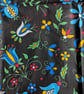 Vintage Folk Art Floral Tea Towel - Dish Cloth - Bright & Cheerful - Image 3