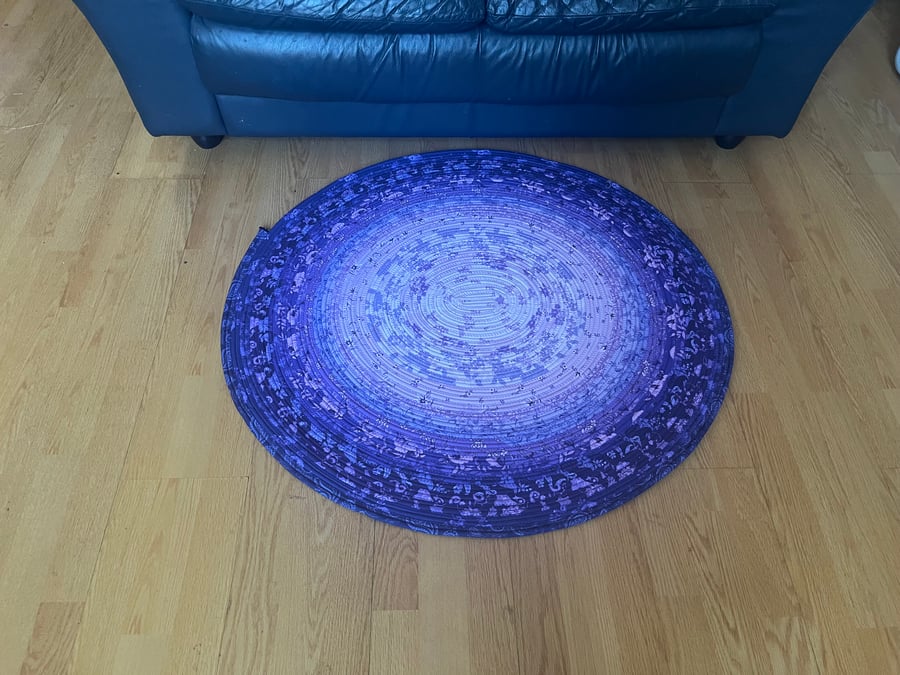 Handmade Jelly Roll Rug