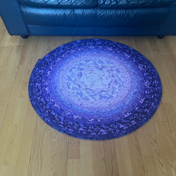 Handmade Jelly Roll Rug