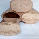 Jewellery box with elegant curves