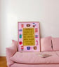 Funny Coffee Lover Wall Art, Colourful Kitchen Print, Dopamine Decor, Gallery Wa - Image 2