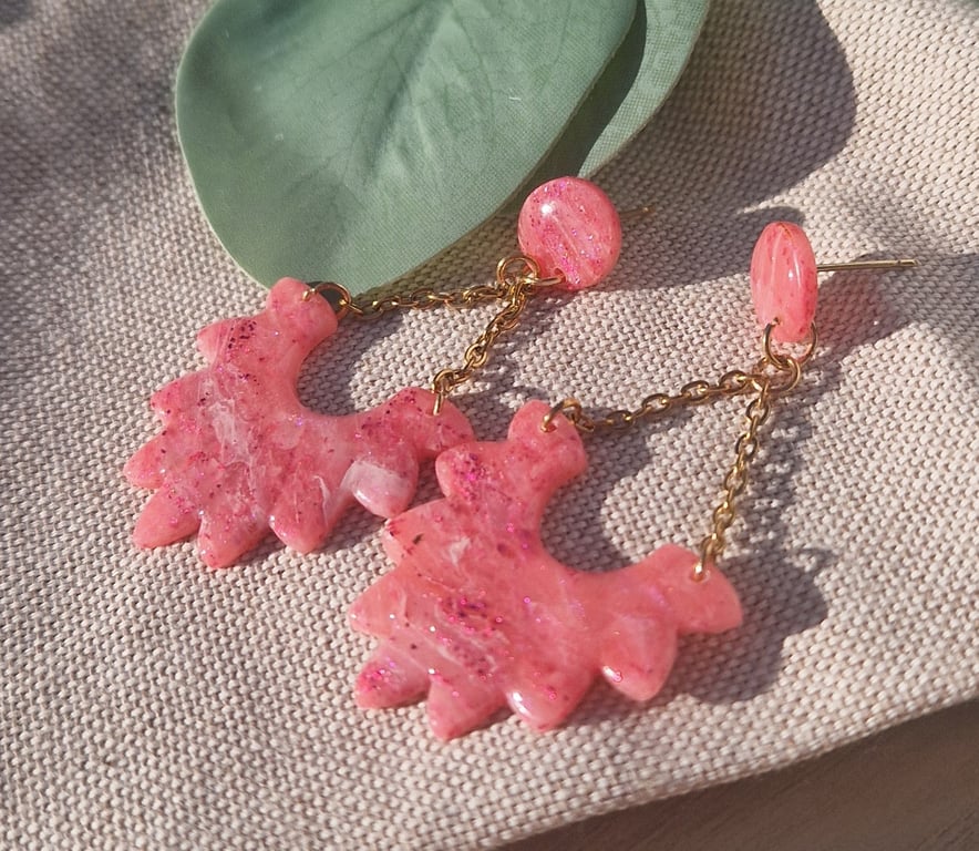 Polymer Clay Earrings: Pretty Pastels