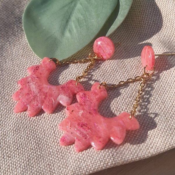 Polymer Clay Earrings: Pretty Pastels