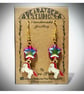 Red Unicorn Earrings with Star Beads - Image 3