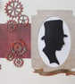 Silhouette and cog wheels. - Image 3