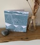 Small Lino print card of Lyme bay