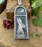 SOLD RESERVED FOR ALEX Moonlit Meadow Hare Pendant - Image 3