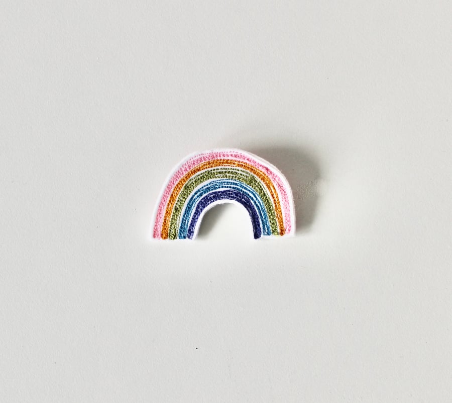 'Rainbow' - Handmade Brooch