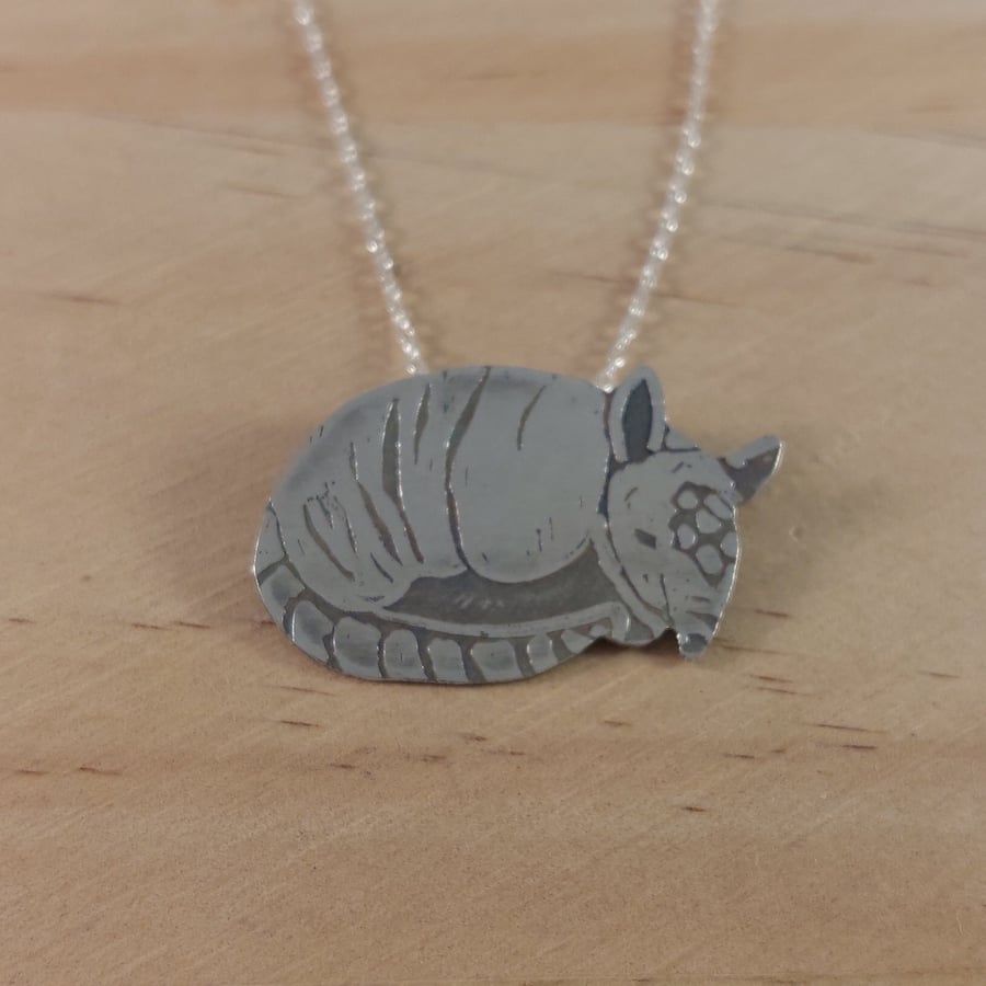 Sterling Silver Armadillo Necklace