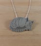 Sterling Silver Armadillo Necklace