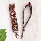 Fabric Wristlet Key Rings. Gift for her. 