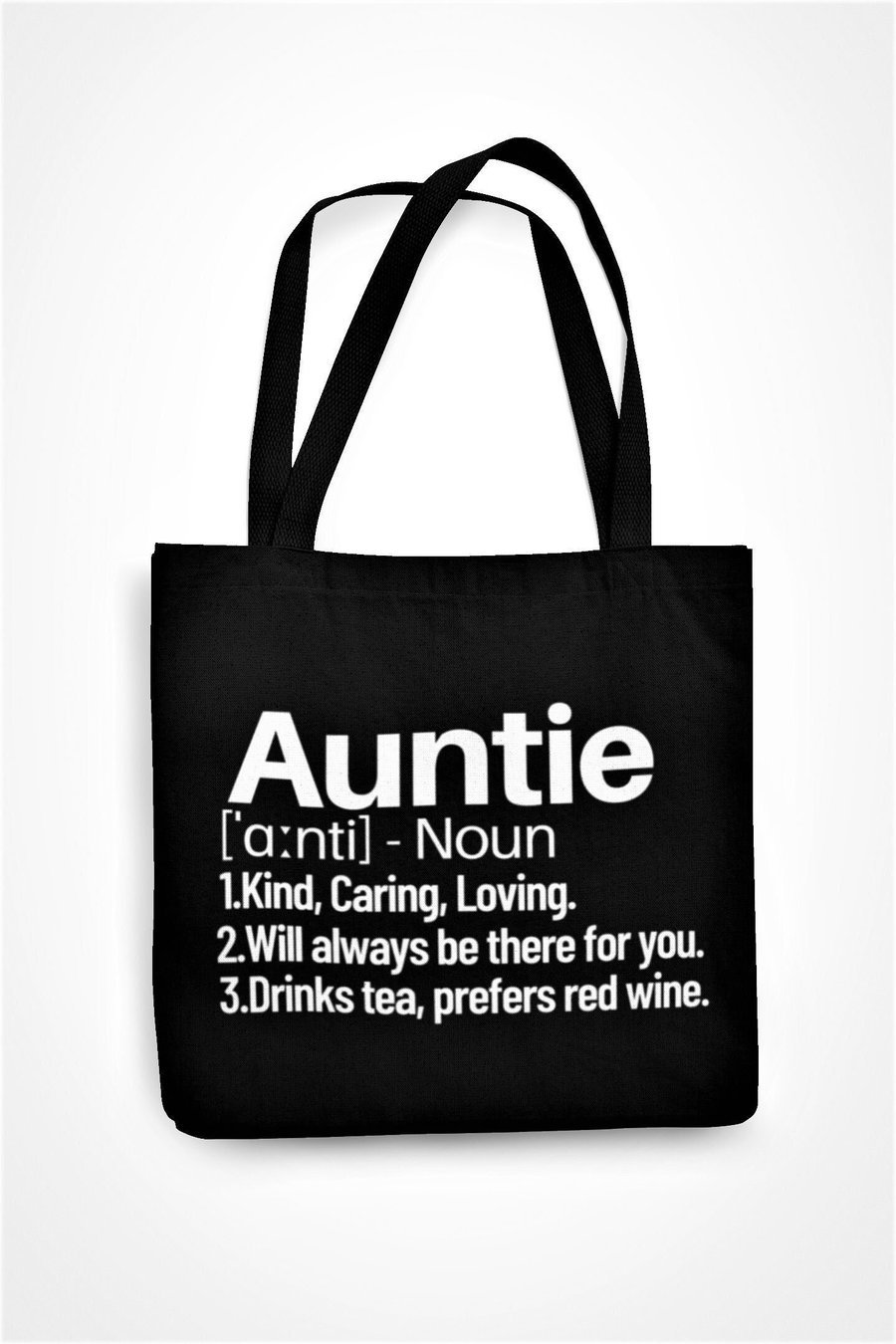 Auntie Noun Tote Bag Auntie Definition Gift For Aunt Noun Gift For Her Birthday 