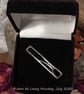 Fine Silver Tie Slide (ON SALE - PRICE REDUCED) - Image 5