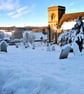 Snowshill St Barnabas Church In The Snow Cotswolds Photograph Print