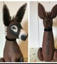 Little Brown Donkey Doorstop - Image 1