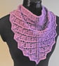 Kerchief Cowl, Scarf, Neckwarmer, Neckerchief, Knit Bandana, Handspun, Merino - Image 3