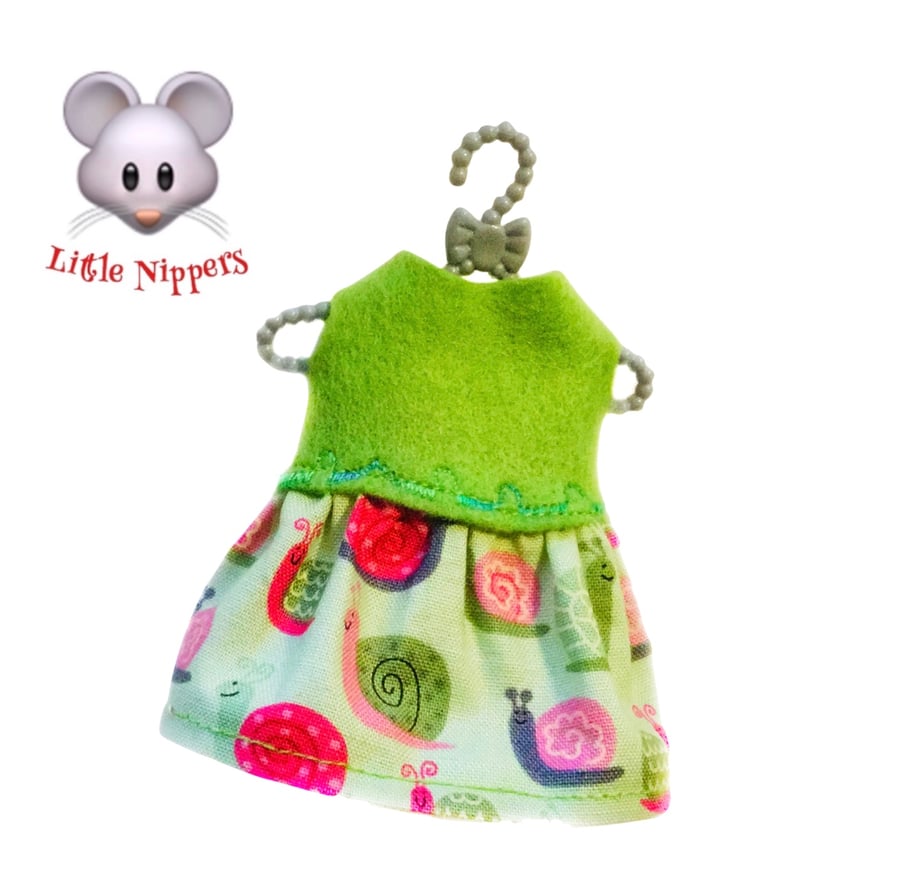Reserved for Diana - Little Nippers’ Sammy Snail Dress