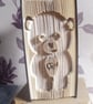 GIRL Bear CUT & FOLD or COMBI Book Folding Pattern - EMAILED PDF PATTERN - Image 1