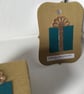 Christmas. 4 Christmas gift tags. Gift wrap. CC593.  - Image 7