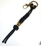 Cat Netsuke Style Keyring or Lanyard In Antiqued Bronze - Image 1