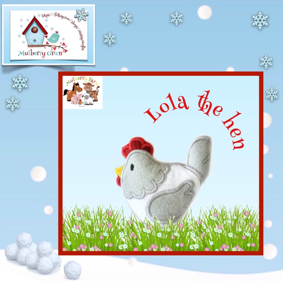Lola the Hen  from Mulberry Farm
