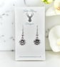 Charm Earrings - Silver Daisy - Image 1