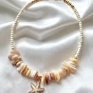 Handmade Coastal Starfish Anklet