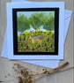Hare greetings card original artwork - Image 2