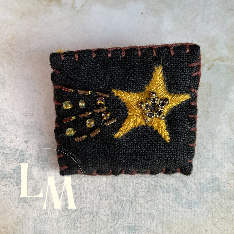 Shooting Star Brooch