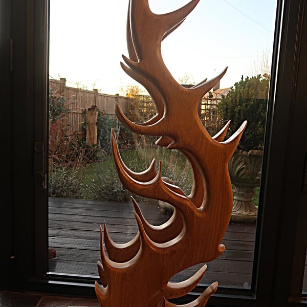 Solid oak wine rack, work of art , craftsman made, unique, heavy and chunky, upc