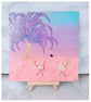 Seaglass and seapottery canvas "FRIENDS" - Image 3