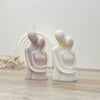 Romantic Couple Candle - Anniversary Gifts - Wedding Cake Topper Candle