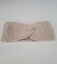 Crocheted ear warmer - putty grey - Image 2