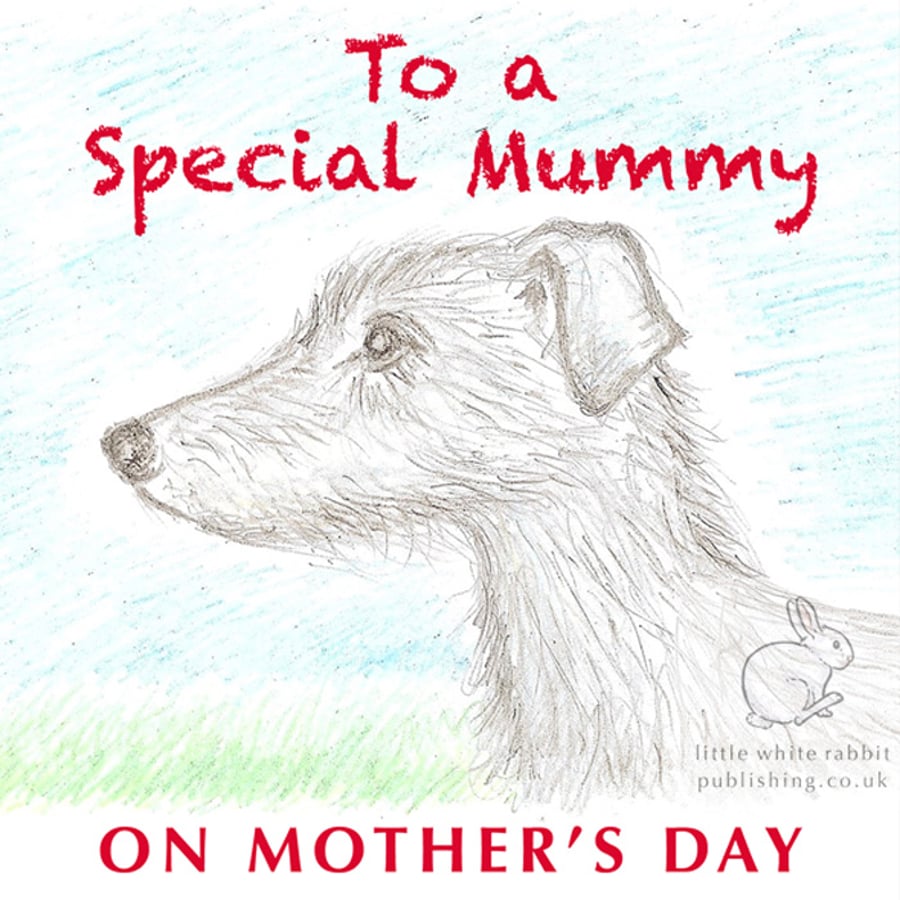 Lenny the Lurcher - Mother's Day Card