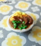 1:12 Scale Sausage and Cheesy Mashed Potato Plate for DollsHouse - Image 5