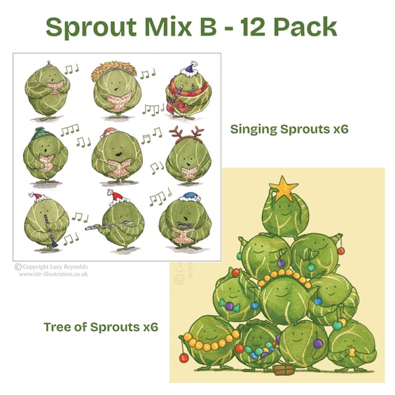 Sprout Mixed Pack B - 12 Cards