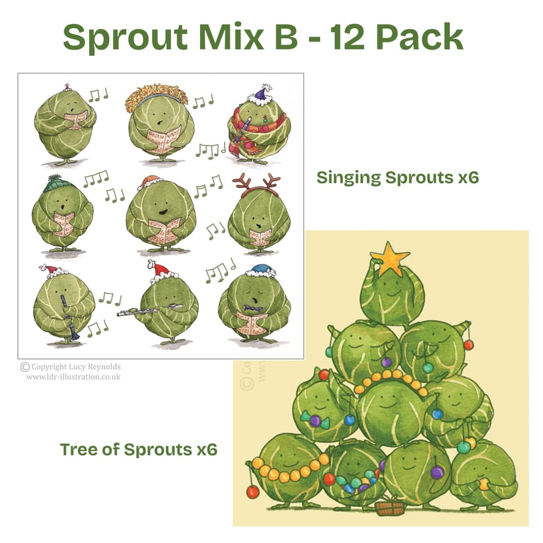 Sprout Mixed Pack B - 12 Cards