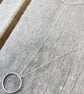 Sterling Silver Circle Pendant, 