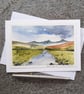 Moorland Stream. Blank Card. Original Watercolour Painting 260138 - Image 4