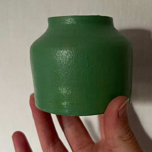 Green Wildflower Vase