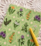 A5 Handmade Notebook with Spring Foraging Design - Image 3